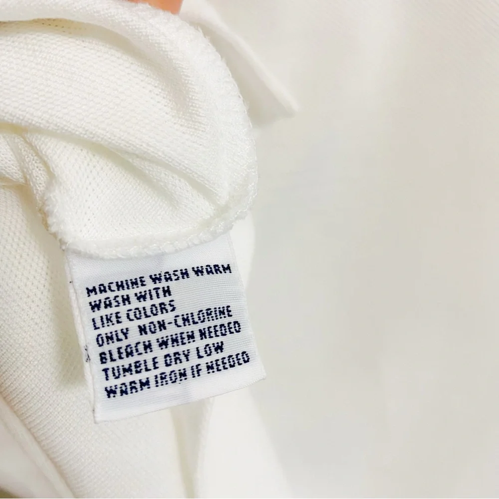 Ralph Lauren Men’s Crisp White‎ 100% Pima Cotton Embroidered Logo Polo Size XL